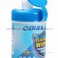 Anti-bacterial Screen Cleaning Wipes, 30pcs/Barrel, Works on LCD Screen/Monitors with Super Quality